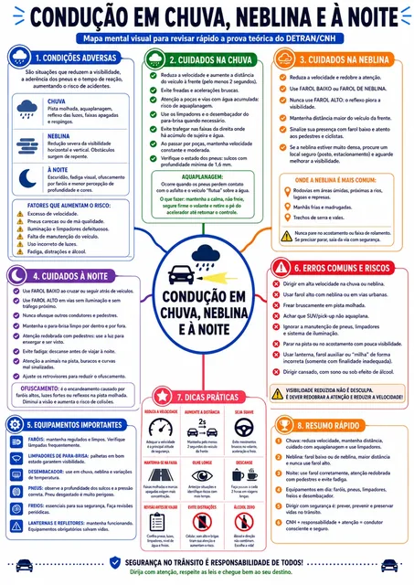 Mapa mental DETRAN/CNH