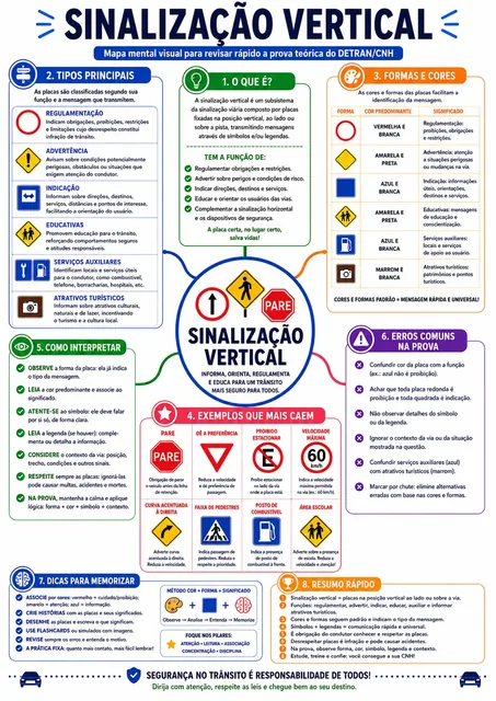 Mapa mental DETRAN/CNH